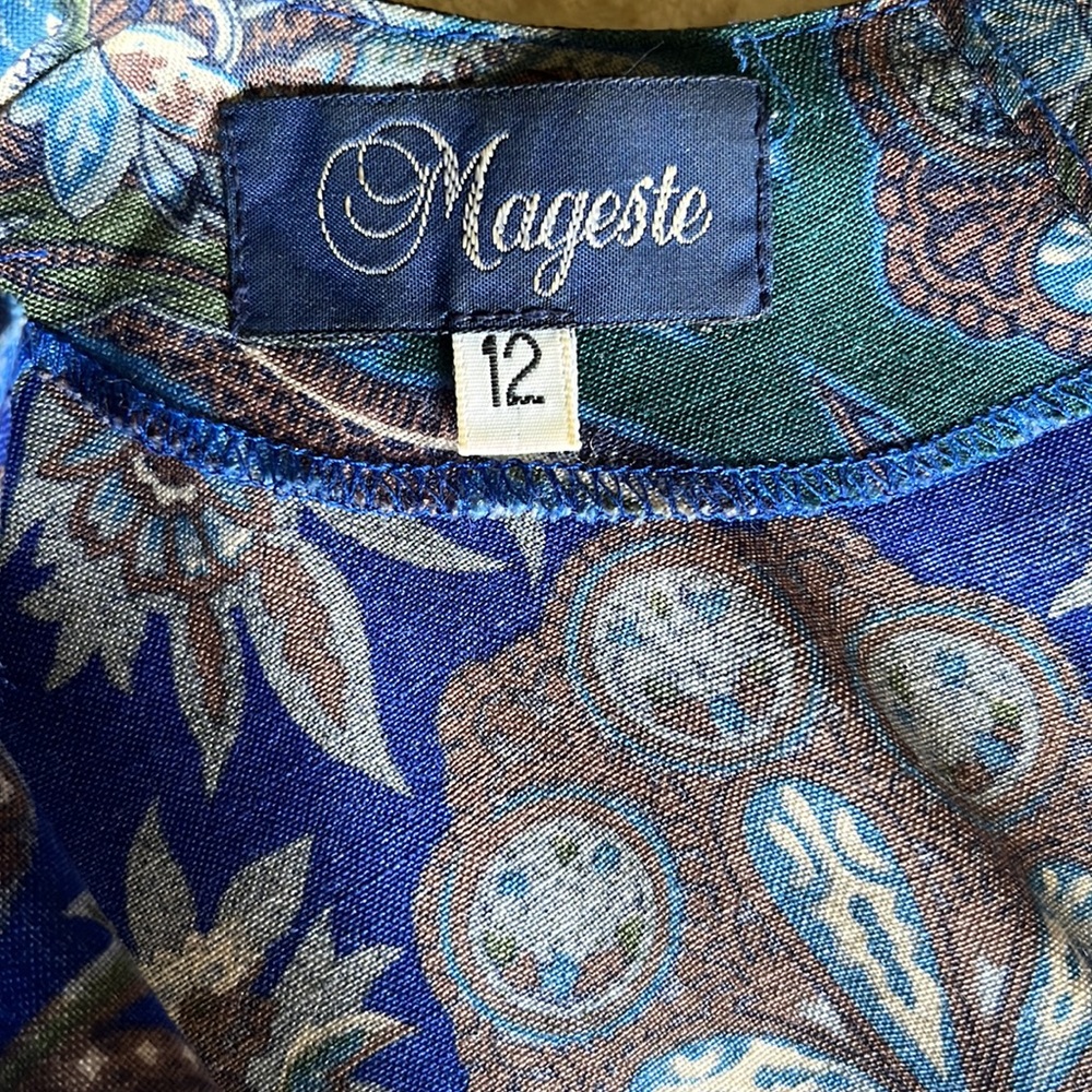 Blue Patterned Jacket - Picture 5 of 6